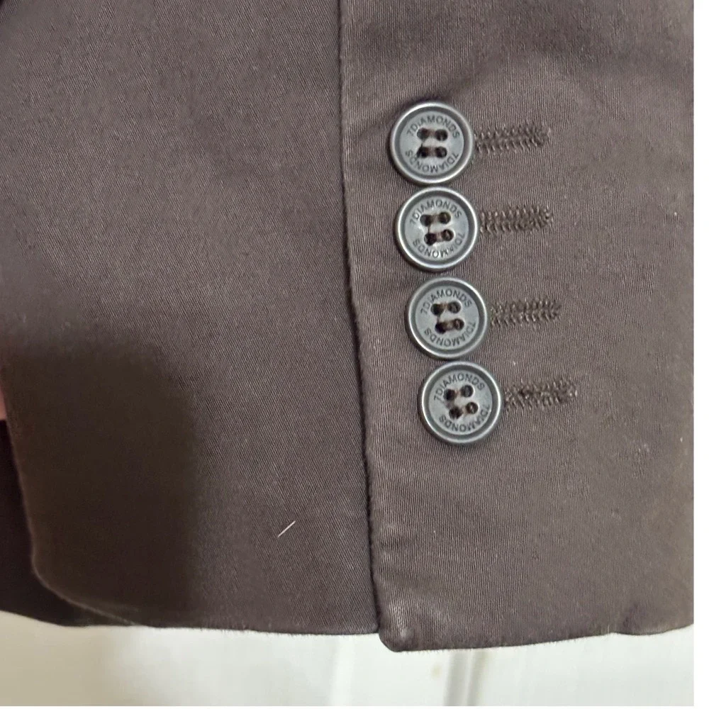 7 Diamonds Blazer Men Size M Brown Tailored Jacket